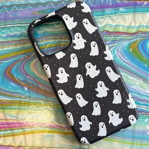 Spooky Ghost Black Phone Case